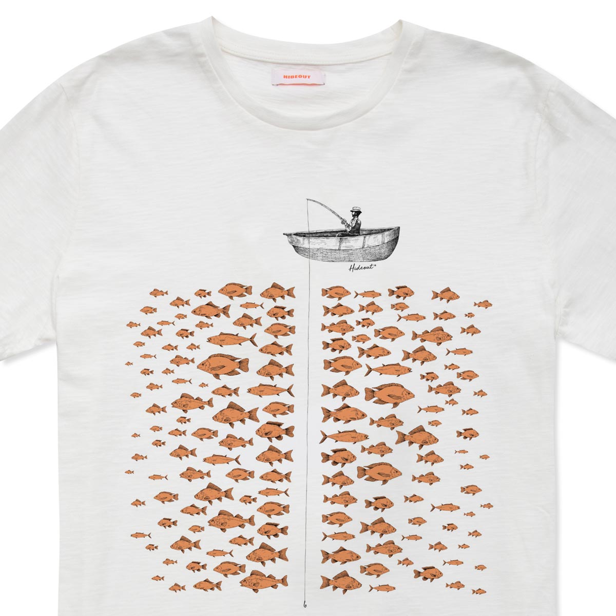 Orange Fisherman t-shirt uomo