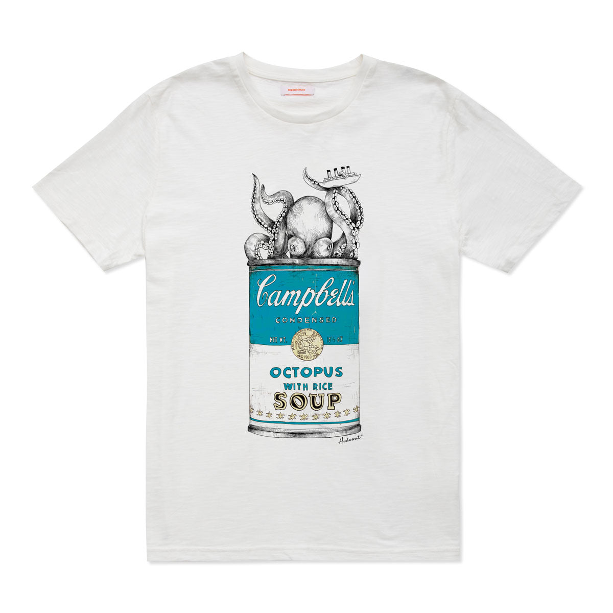 Octopus blue t-shirt uomo