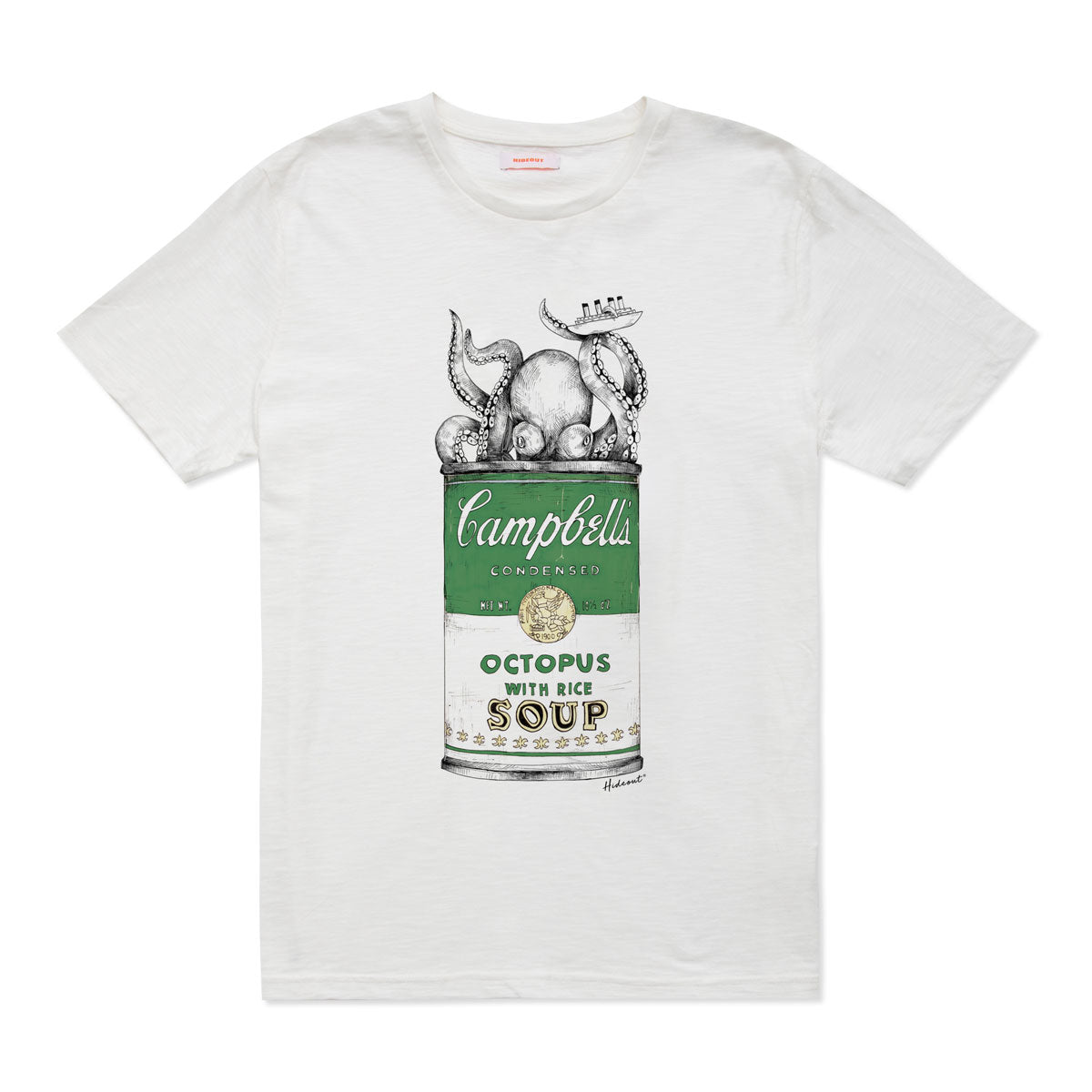 Octopus green t-shirt uomo