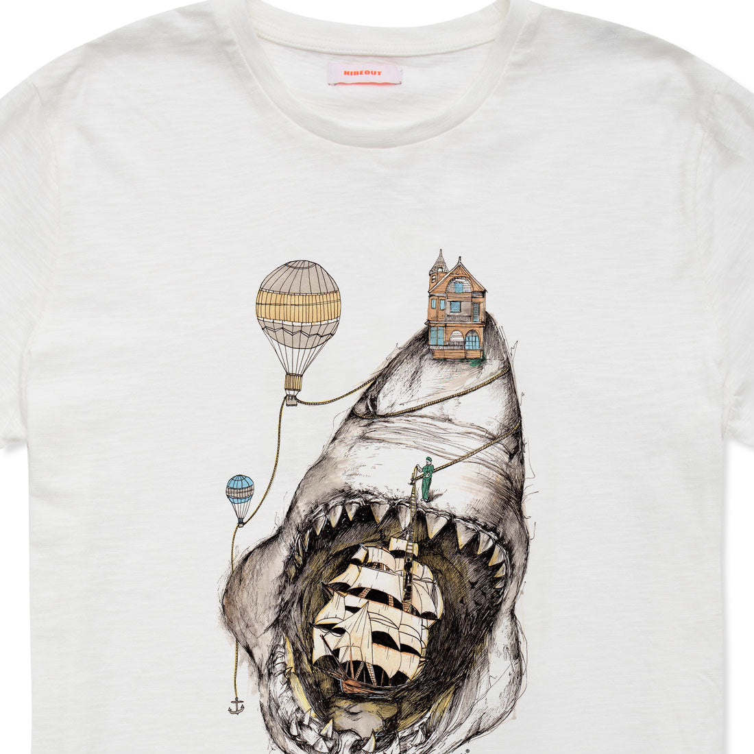 Shark Boat t-shirt uomo