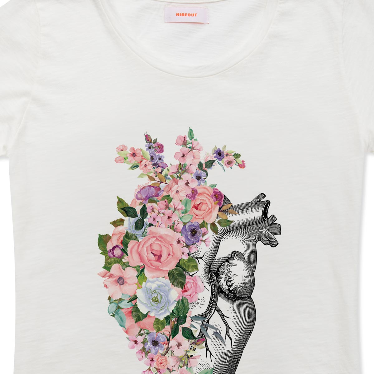 Heart t-shirt donna