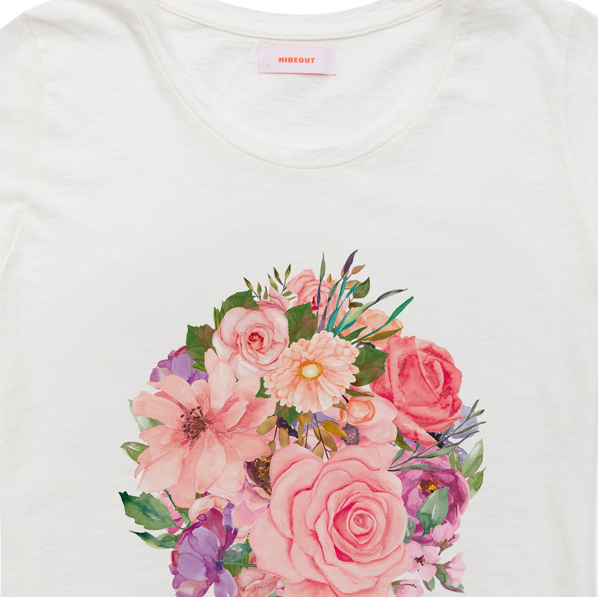 Flower air balloon t-shirt donna