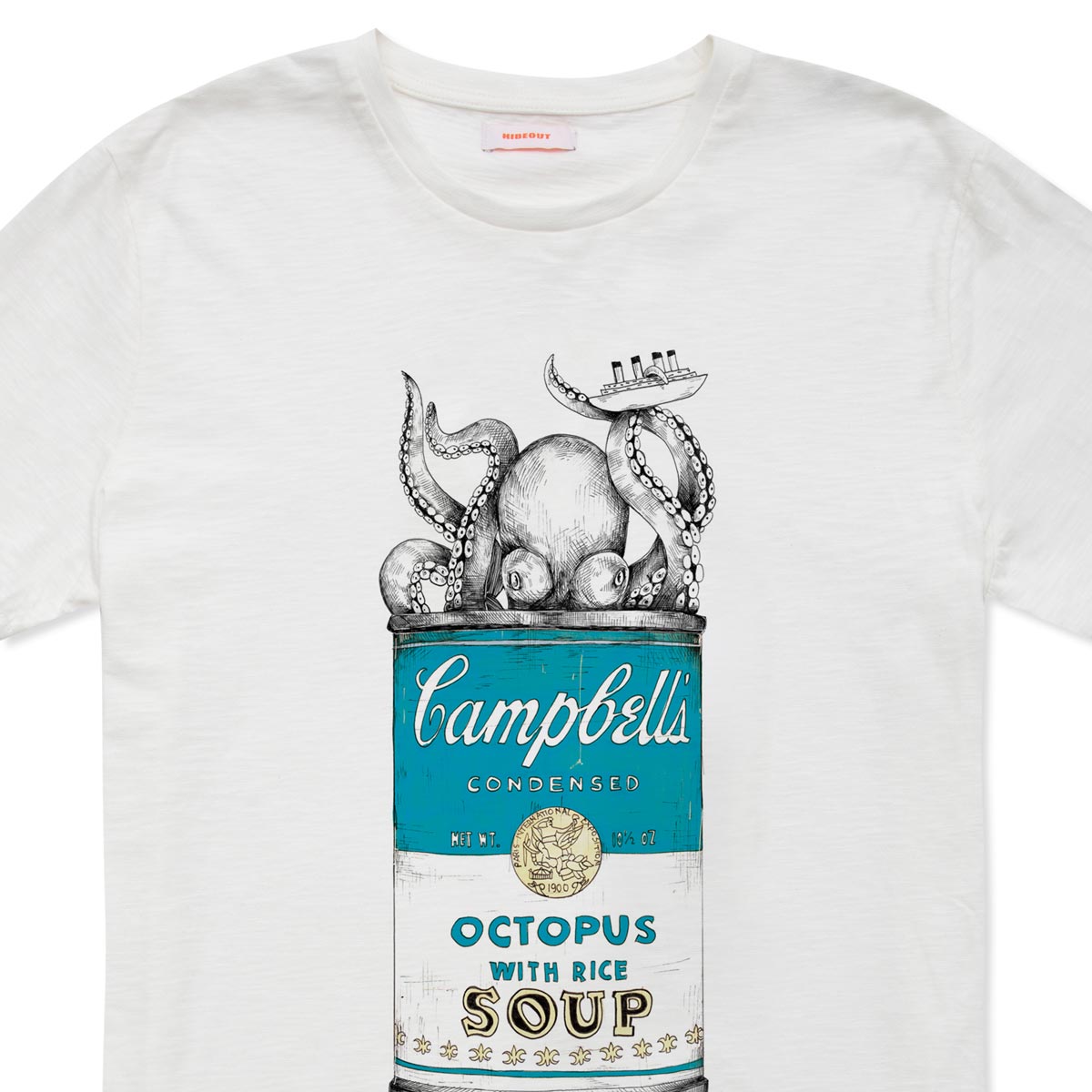 Octopus blue t-shirt uomo