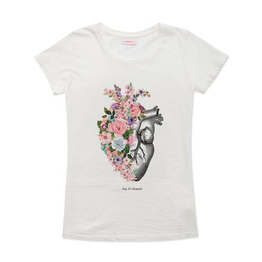 Heart t-shirt donna