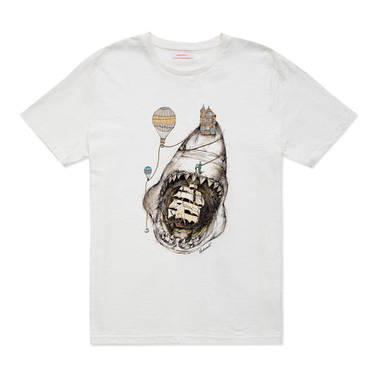 Shark Boat men's t-shirt